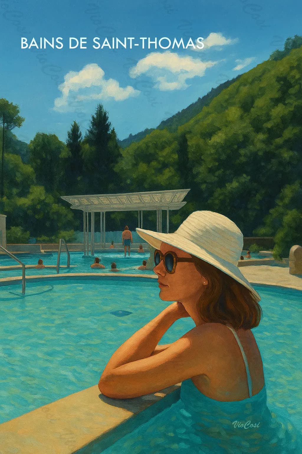 Bains de Saint-Thomas — illustration Viocosi